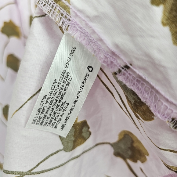 A New‎ Day Target Purple Floral Tulip Sleeve Midi Dress Size XS Cottagecore - Picture 6 of 6